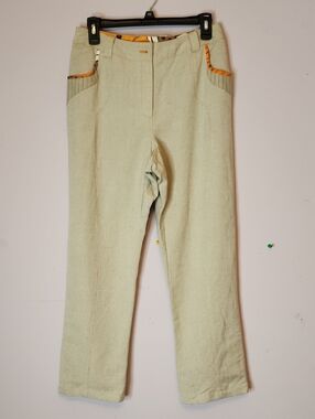 HARVE BENARD Linen Blend Pants, size 6